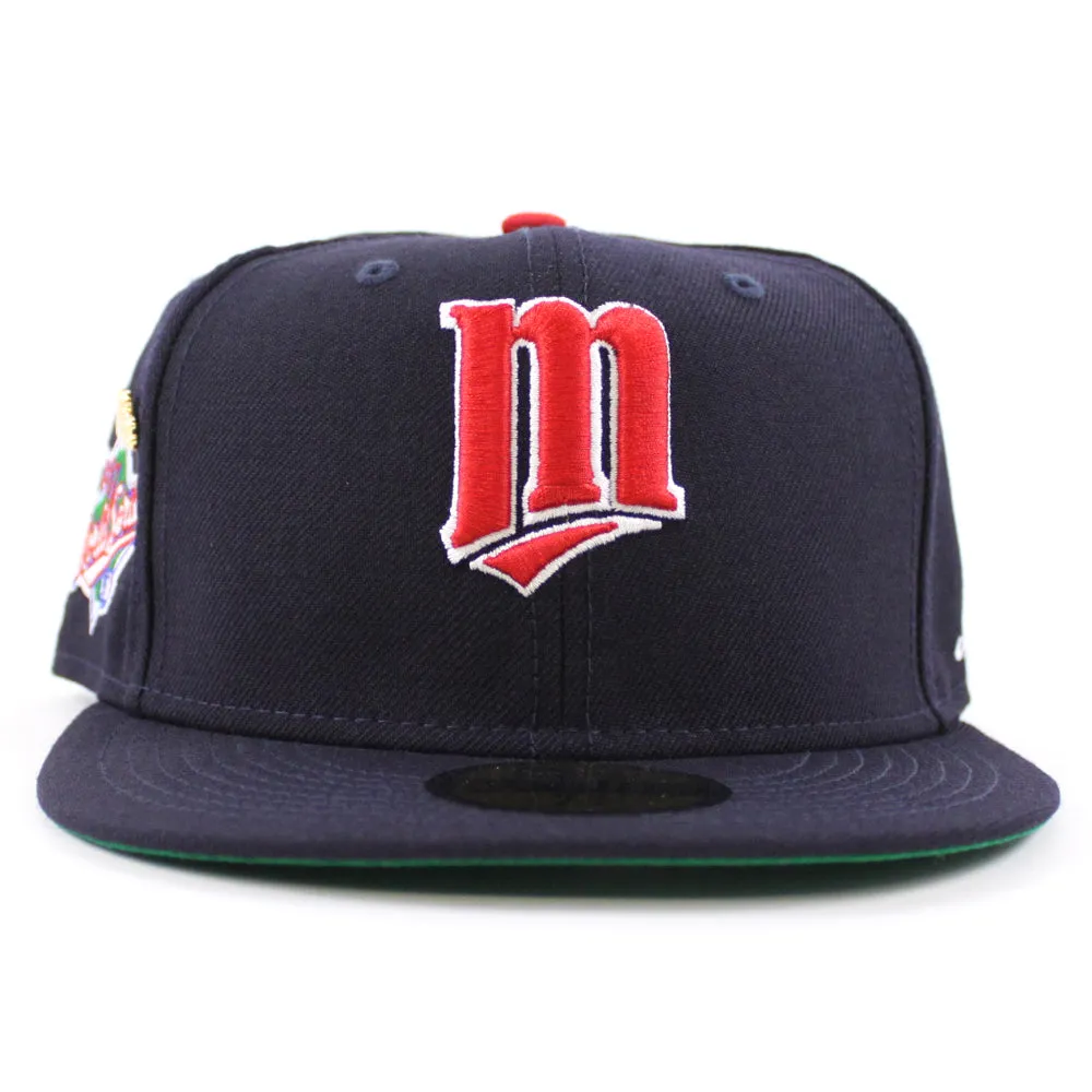Minnesota Twins 1987 World Series New Era 59Fifty Fitted Hat (59FIFTY DAY - Team color Green Under Brim)