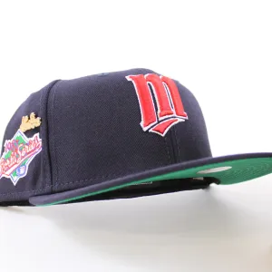Minnesota Twins 1987 World Series New Era 59Fifty Fitted Hat (59FIFTY DAY - Team color Green Under Brim)