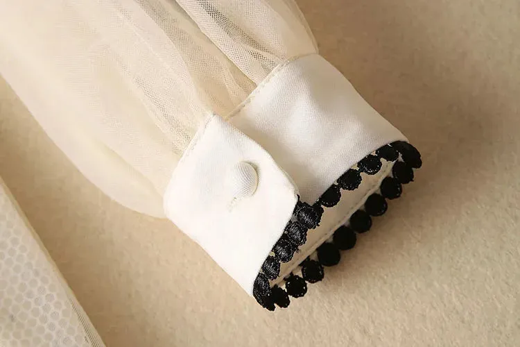 Mochi Embroidery Elegant Vintage Party Long Dress