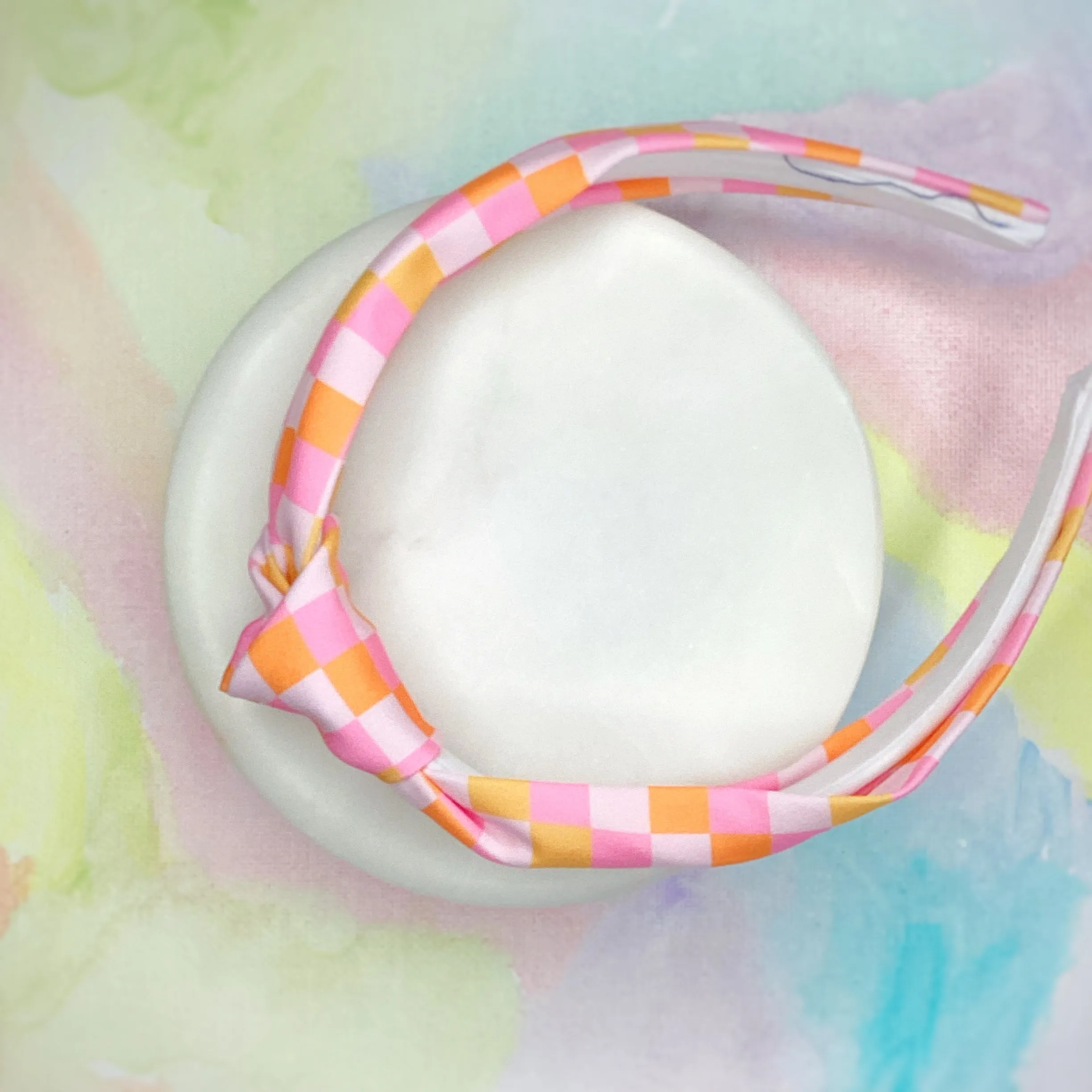 Mod Checkerboard Bow Strip, Headband, Baby Headwrap and Scrunchie Collection