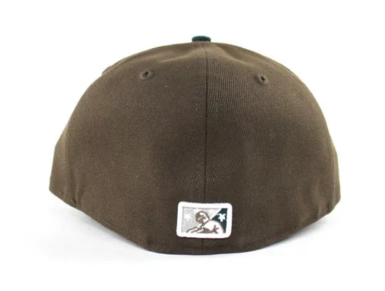 Modesto Athletics New Era 59Fifty Fitted Hat (Beef and Broccoli Gray Under Brim)