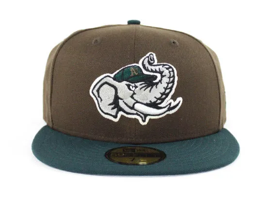 Modesto Athletics New Era 59Fifty Fitted Hat (Beef and Broccoli Gray Under Brim)