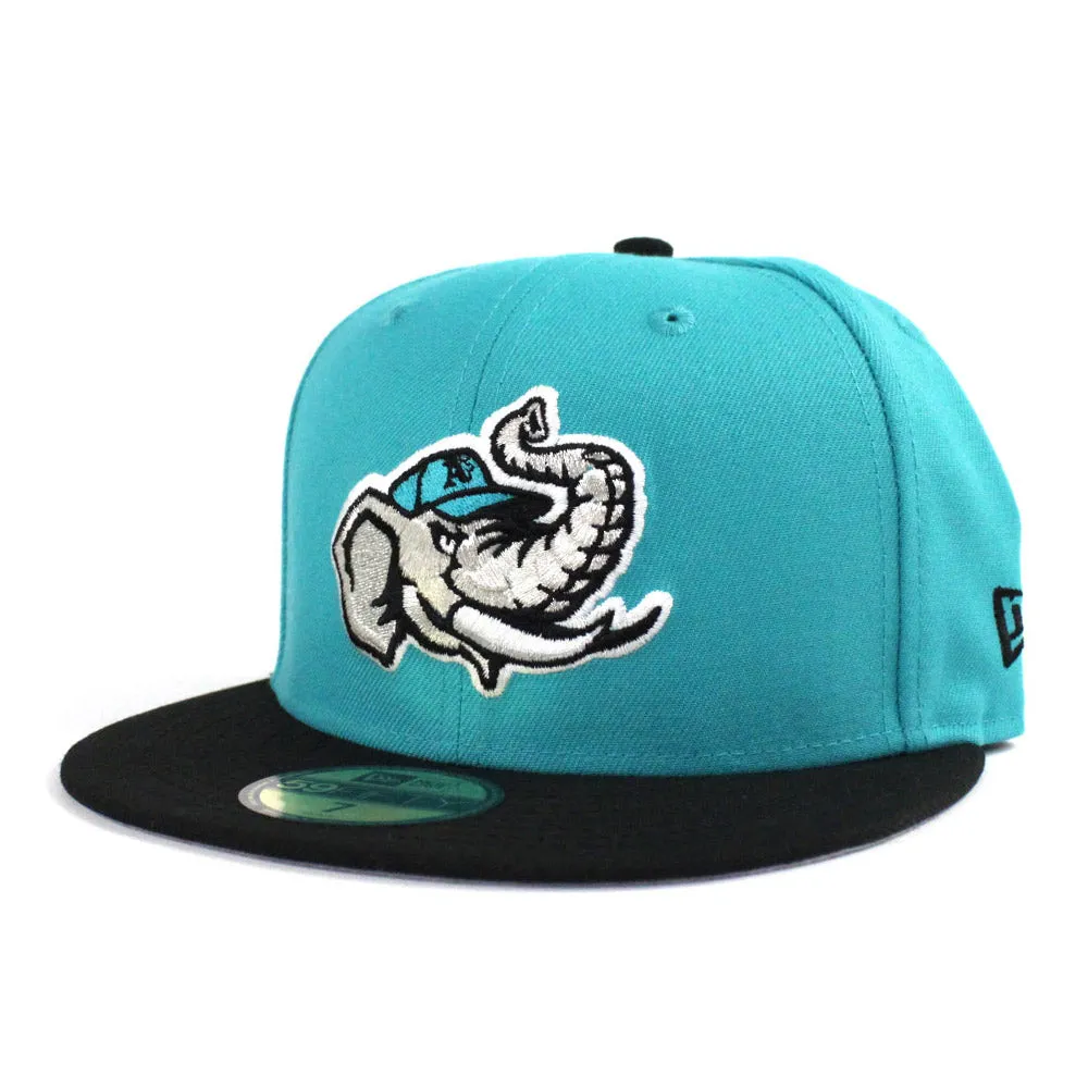 Modesto Athletics New Era 59FIFTY Fitted Hat (San Jose Sharks Color Teal Black Gray Under Brim)