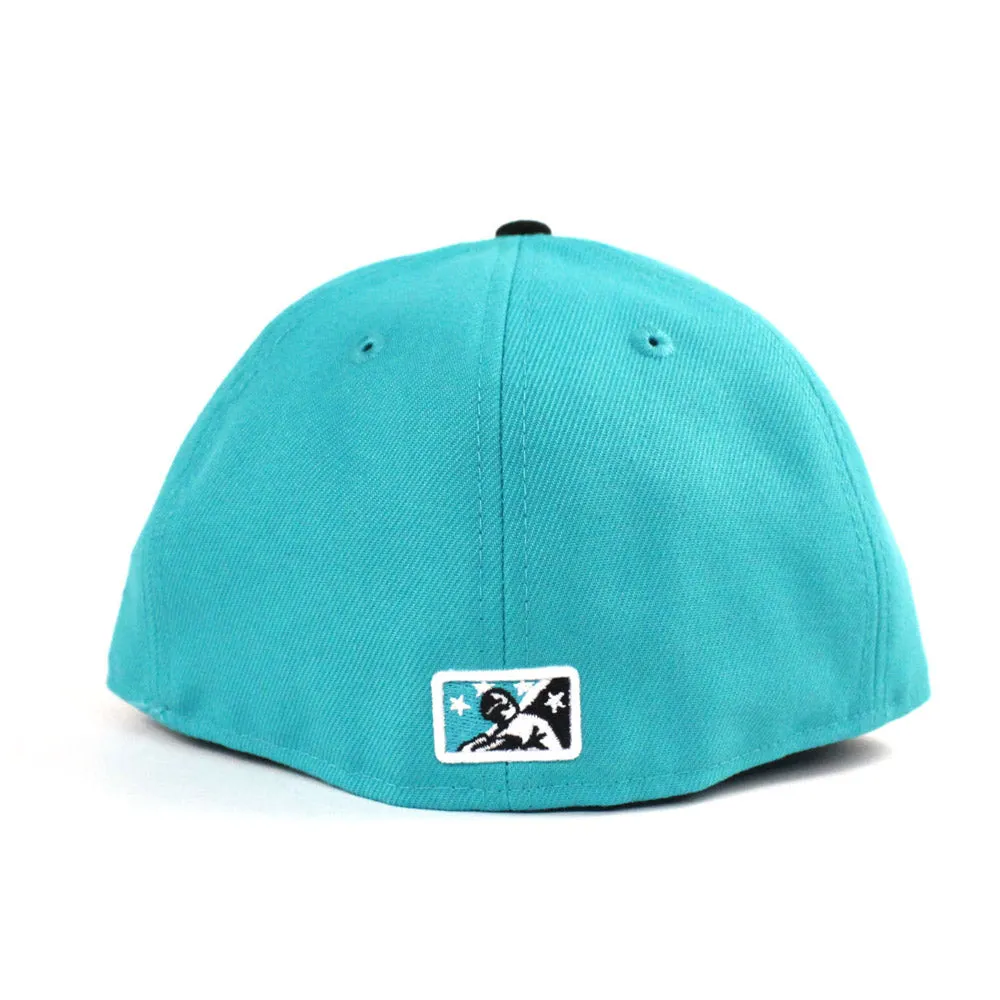 Modesto Athletics New Era 59FIFTY Fitted Hat (San Jose Sharks Color Teal Black Gray Under Brim)