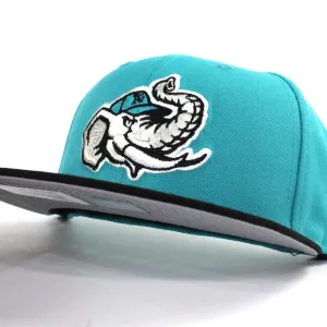 Modesto Athletics New Era 59FIFTY Fitted Hat (San Jose Sharks Color Teal Black Gray Under Brim)