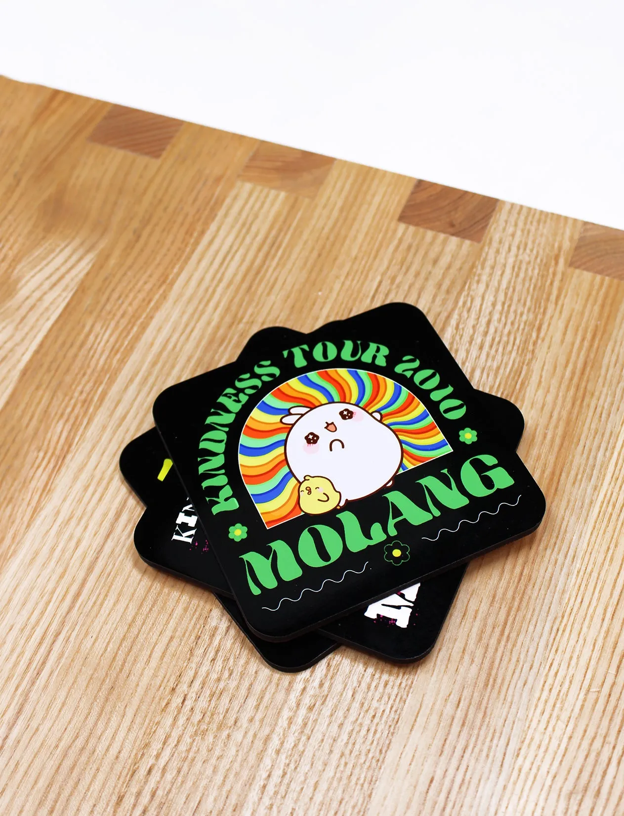 Molang Seventies Glass Coaster