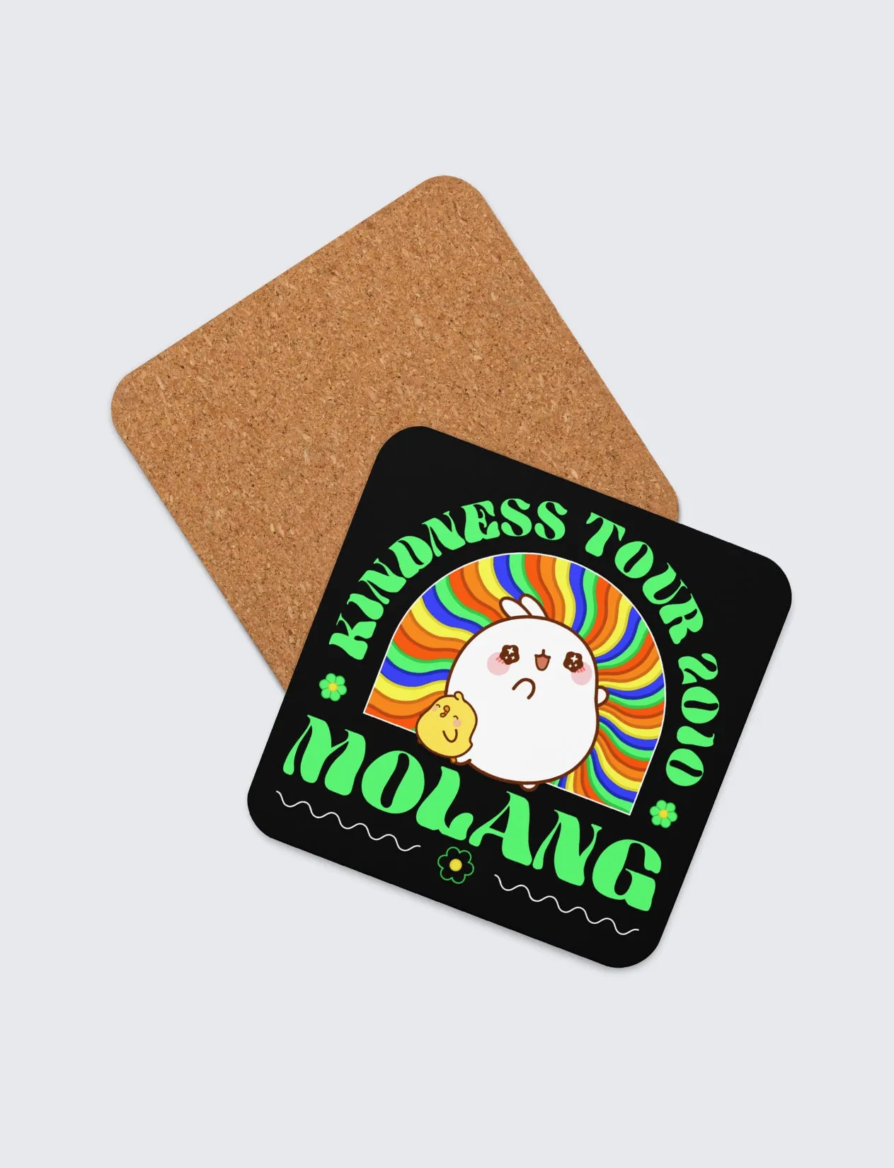 Molang Seventies Glass Coaster