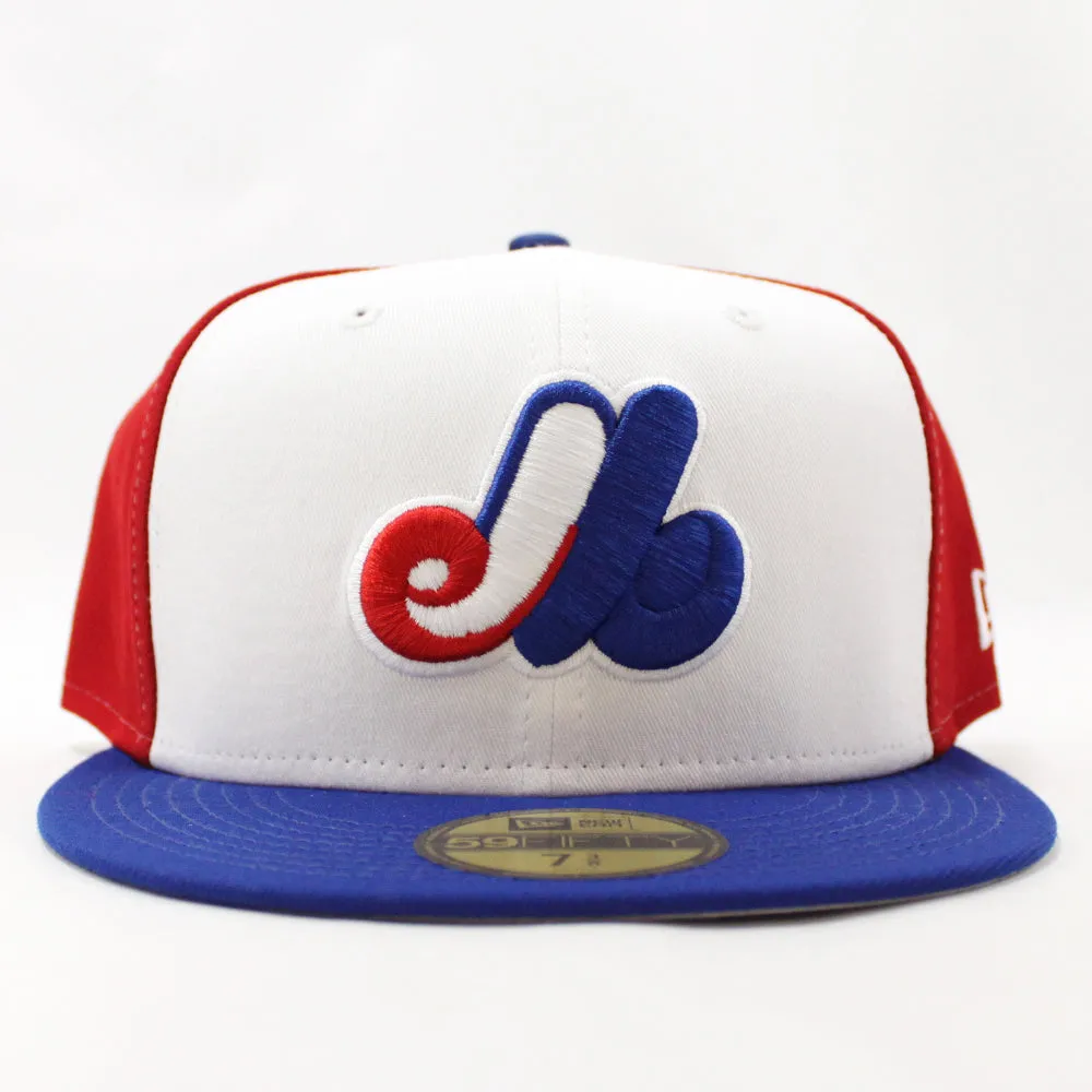 Montreal Expos 1969 New Era 59Fifty Fitted Hat (White Red Blue Gray Under Brim)