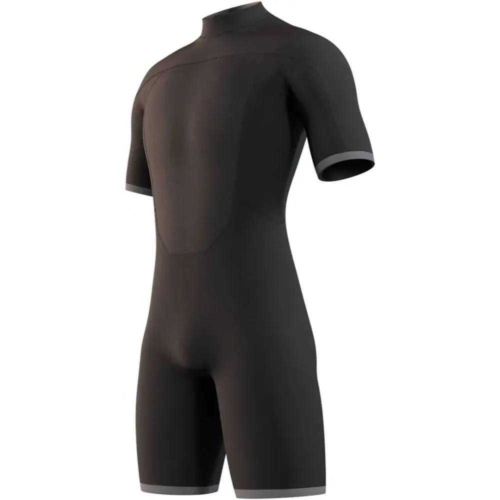 MYSTIC BRAND 3/2 BACK ZIP BLACK