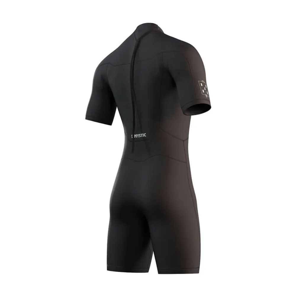 MYSTIC BRAND 3/2 BACK ZIP BLACK