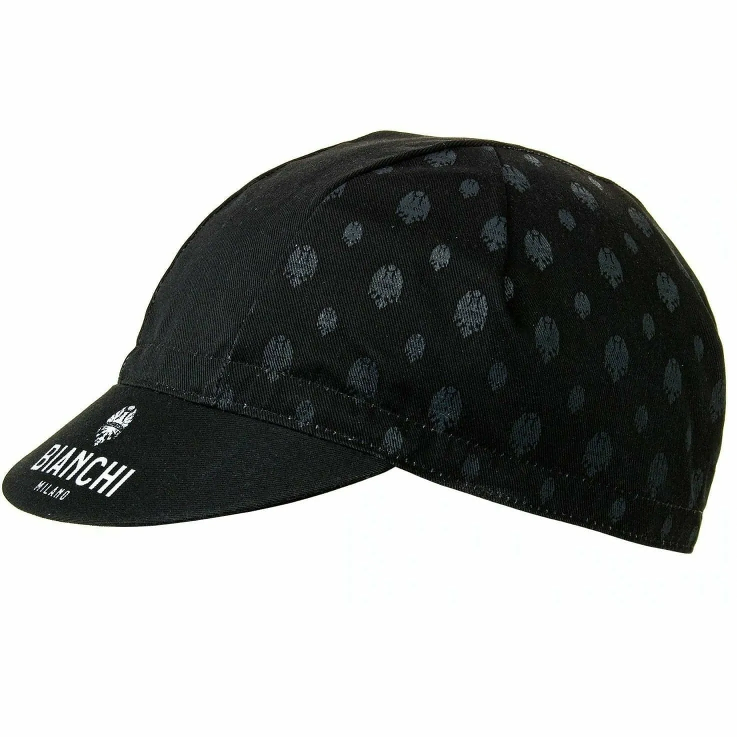 Nalini Bianchi Neon Cotton Cycling Cap - Black & Grey