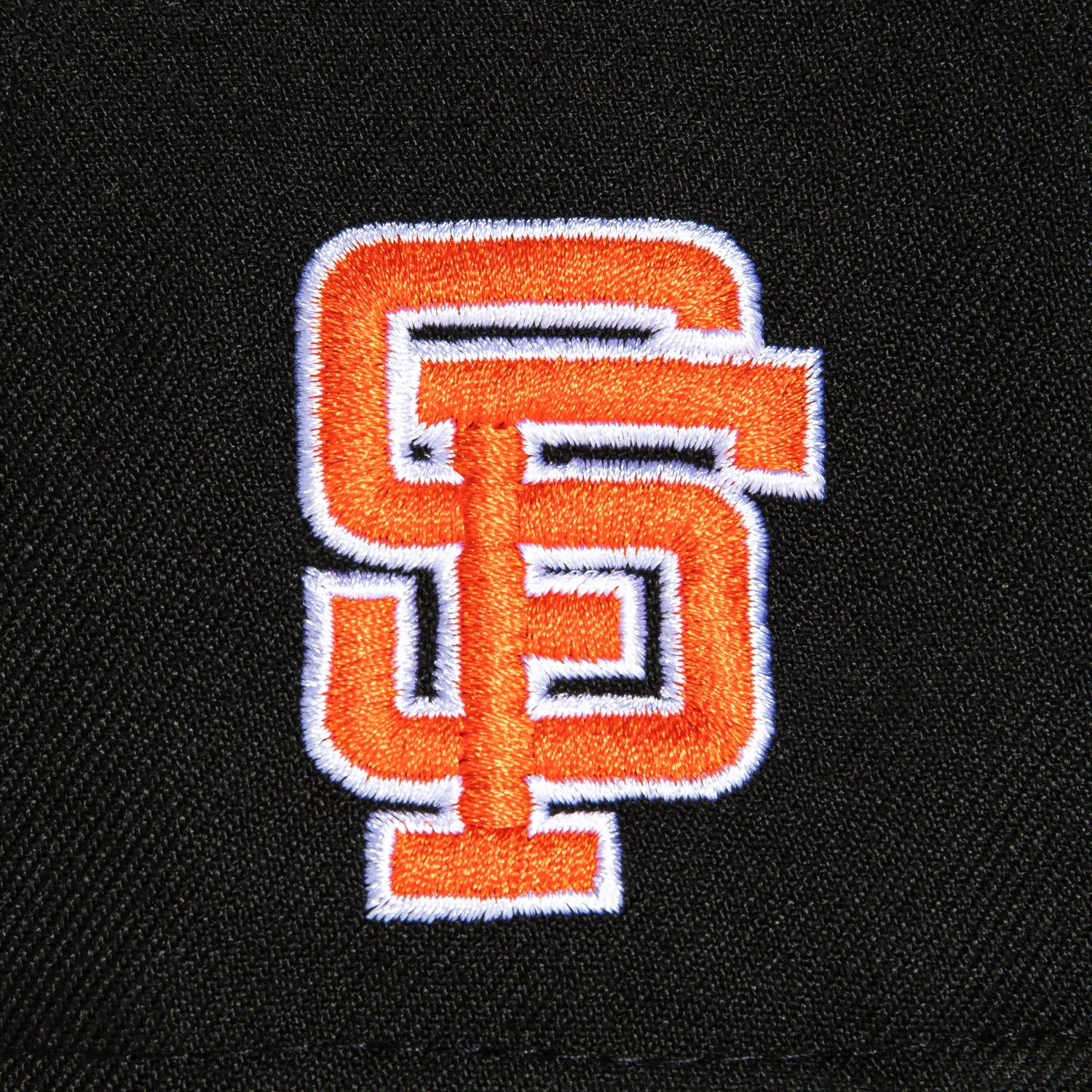 New Era 9Fifty A-Frame San Francisco Giants Logo Patch Script Snapback Hat - Black