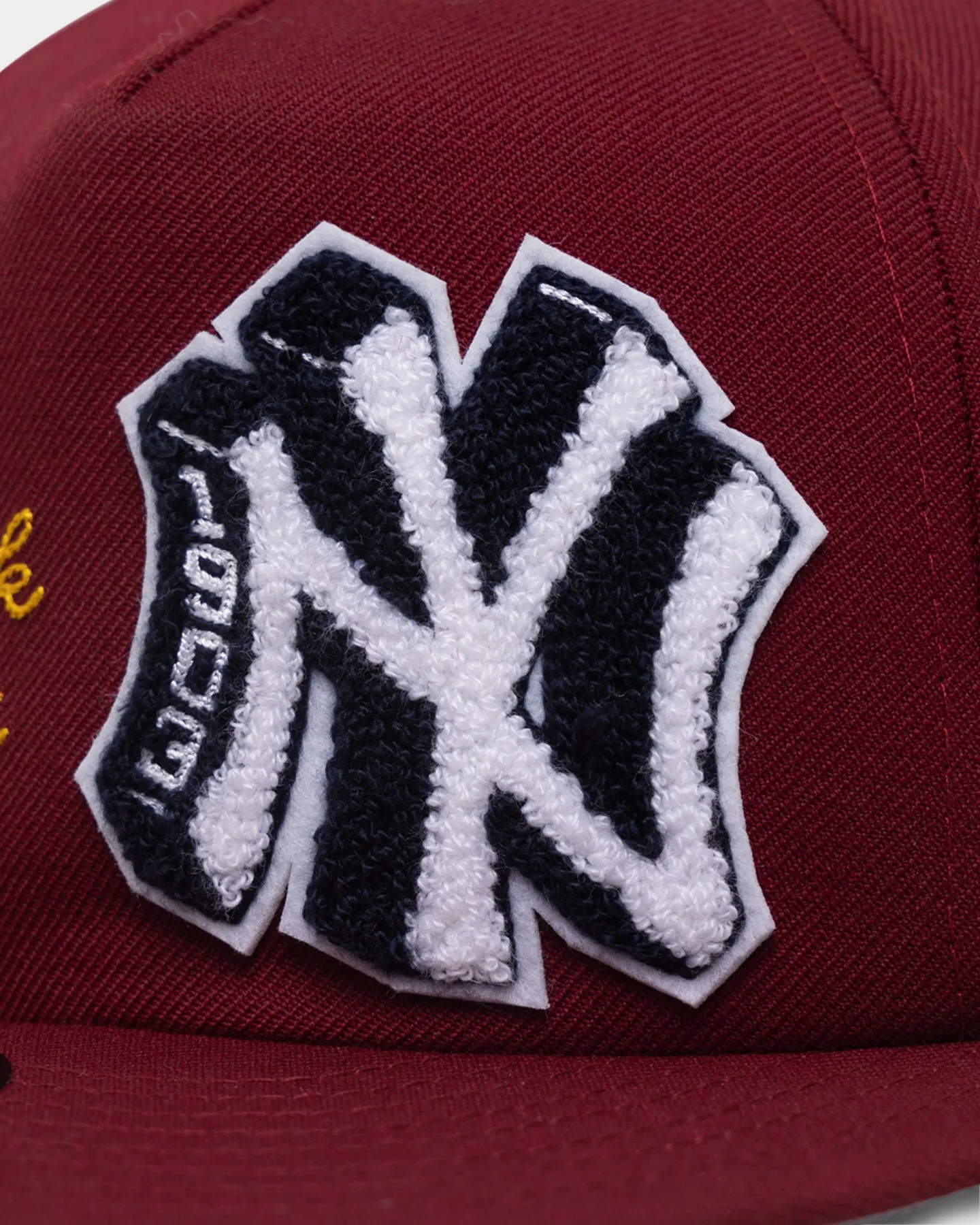 New Era New York Yankees Letterman Golfer Snapback Dark Red