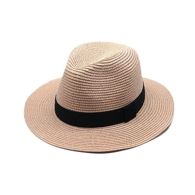 New Summer unisex Ribbon sun hat