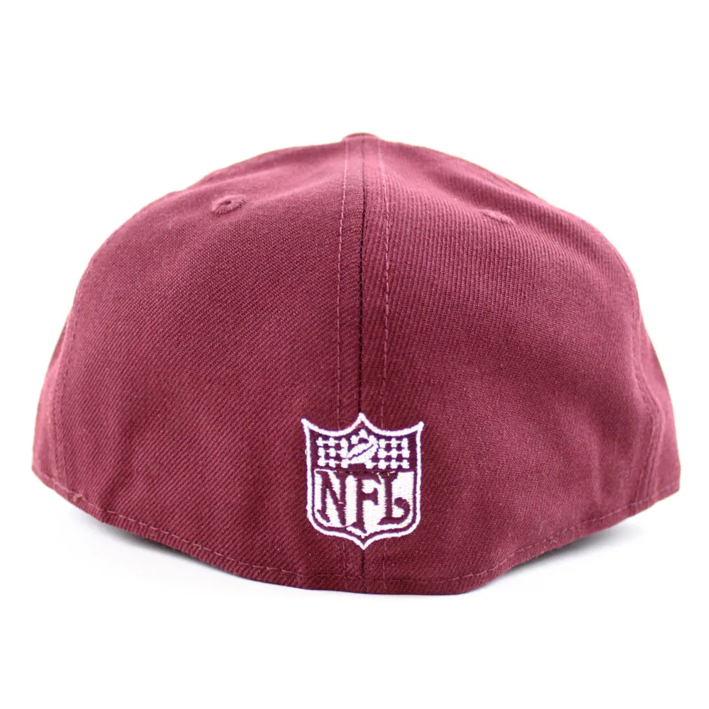New York Giants New Era 59Fifty Fitted Hat (Maroon Gray Under Brim)