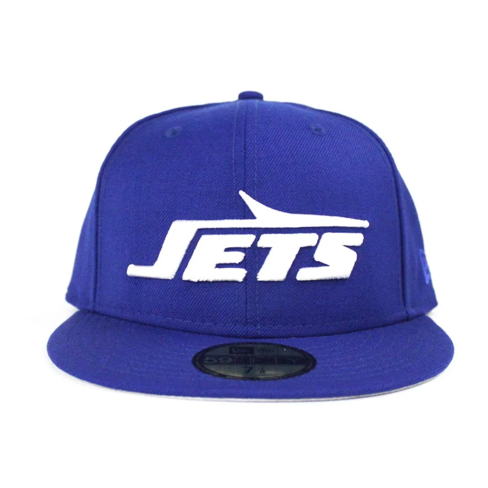 New York Jets New Era 59Fifty Fitted Hat (Giants Color Way Gray Under Brim)