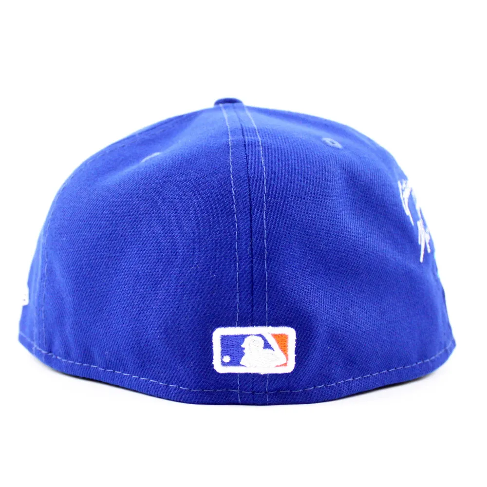 New York Mets CLOUD ICON Statue Of Liberty New Era 59Fifty Fitted Hat (Team Color Gray Under Brim)