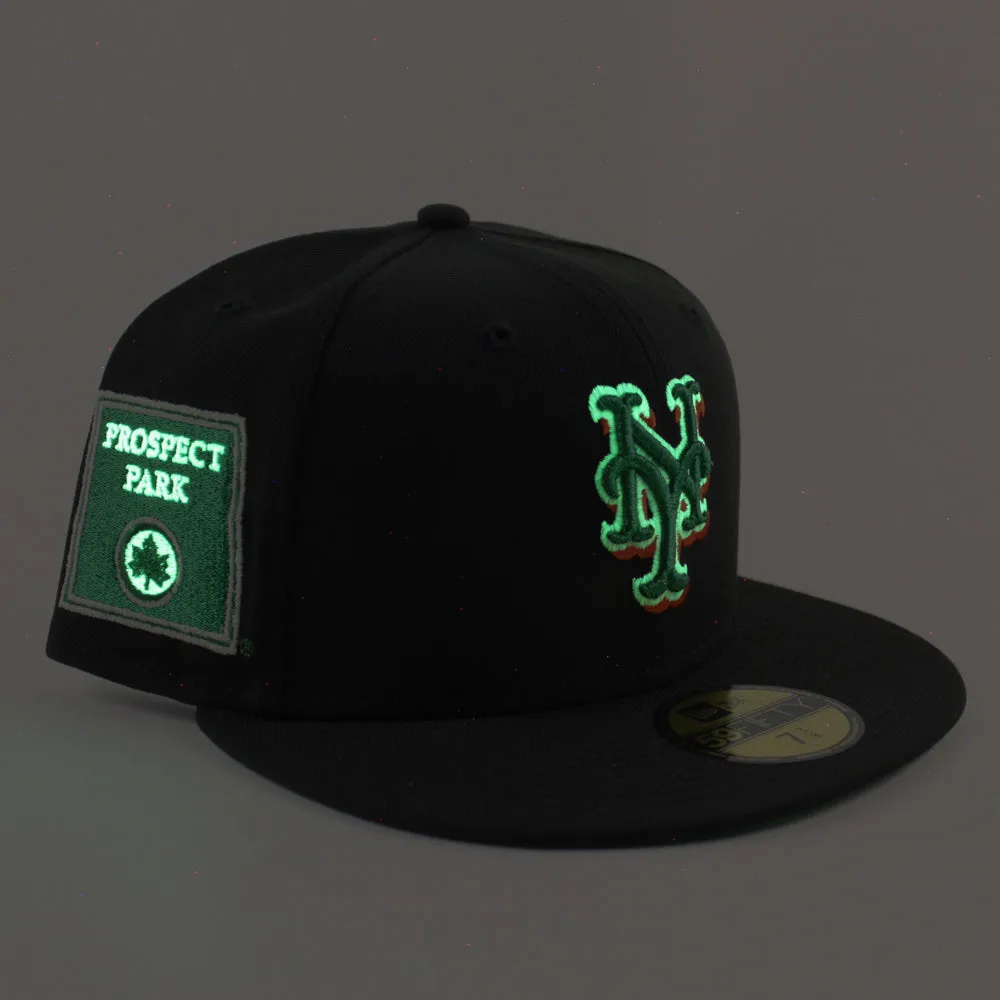 New York Mets Prospect Park (Brooklyn) New Era 59Fifty Fitted Hat (Black Green Under Brim)