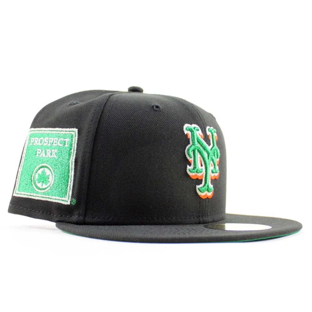 New York Mets Prospect Park (Brooklyn) New Era 59Fifty Fitted Hat (Black Green Under Brim)