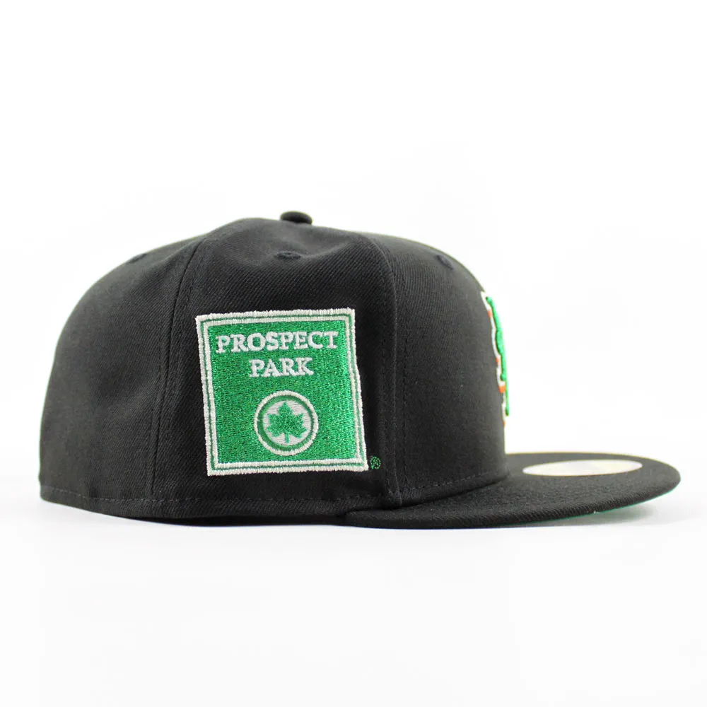 New York Mets Prospect Park (Brooklyn) New Era 59Fifty Fitted Hat (Black Green Under Brim)