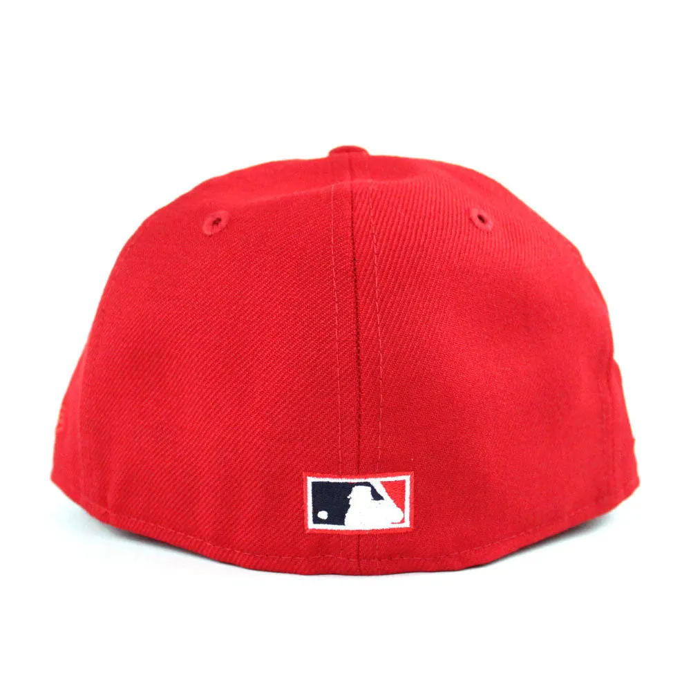 New York Yankees 1999 World Series New Era 59Fifty Fitted Hat (Red Gray Under Brim)
