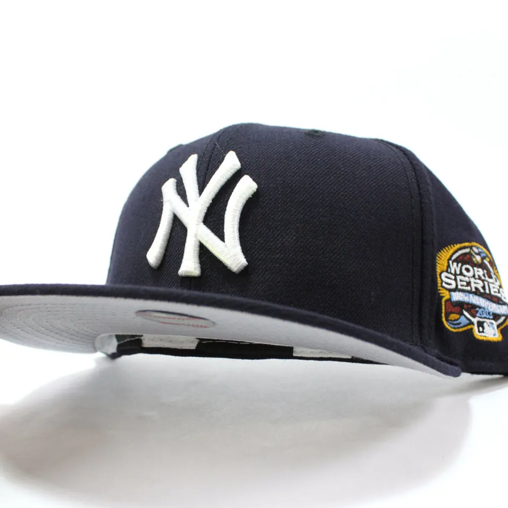 New York Yankees 2003 World Series New Era 59Fifty Fitted Hat (Navy Gray Under Brim)