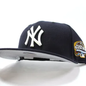 New York Yankees 2003 World Series New Era 59Fifty Fitted Hat (Navy Gray Under Brim)