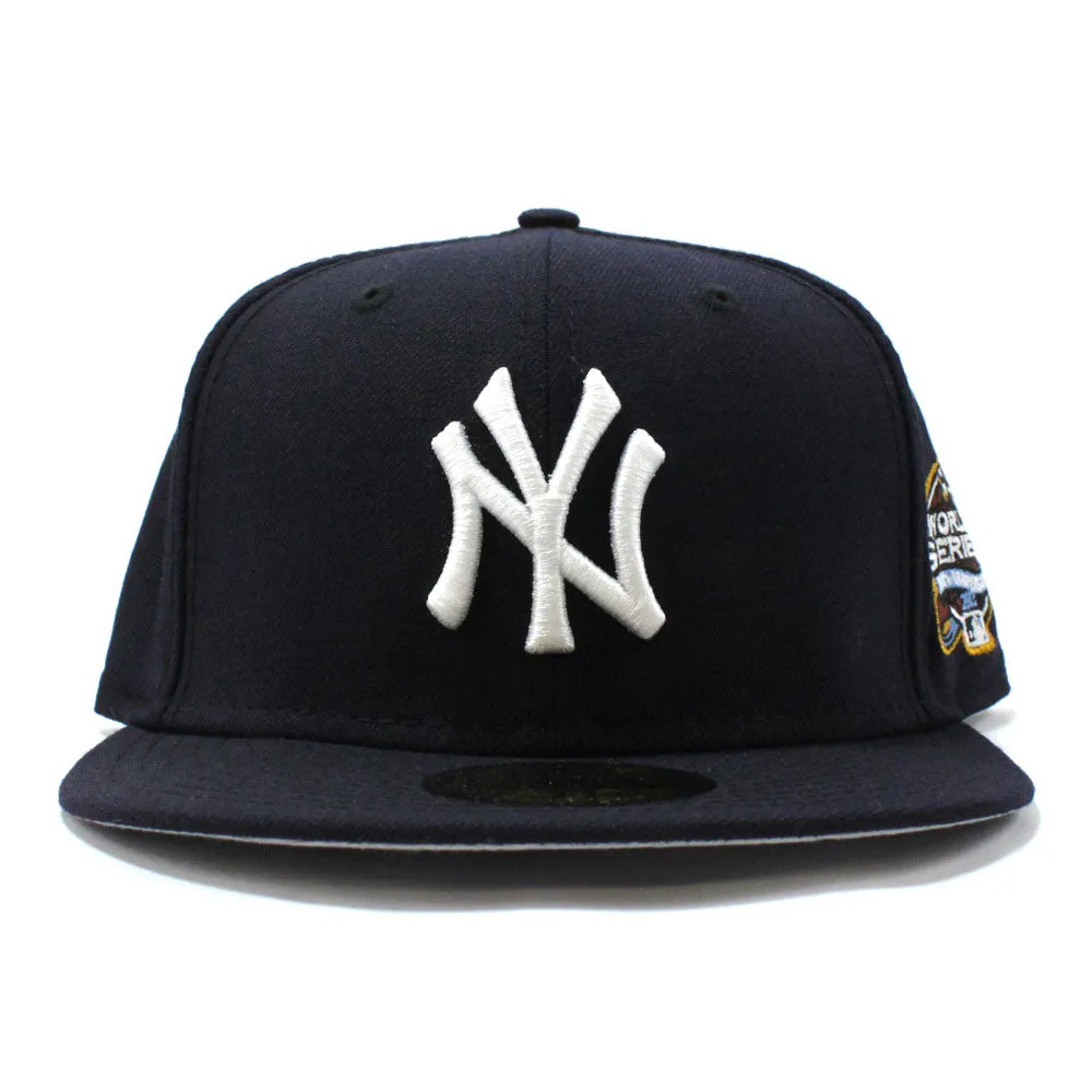 New York Yankees 2003 World Series New Era 59Fifty Fitted Hat (Navy Gray Under Brim)