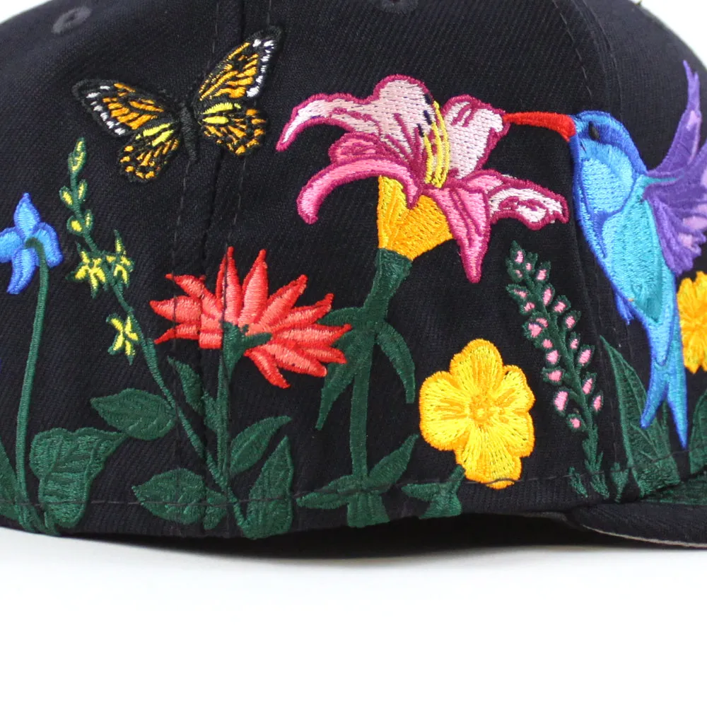 New York Yankees BLOOMING New Era 59Fifty Fitted Hat (Team Color Gray Under Brim)