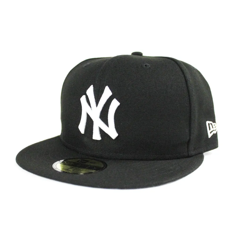 New York Yankees New Era 59Fifty Fitted Hat 2018 (Black White Gray Under Brim)