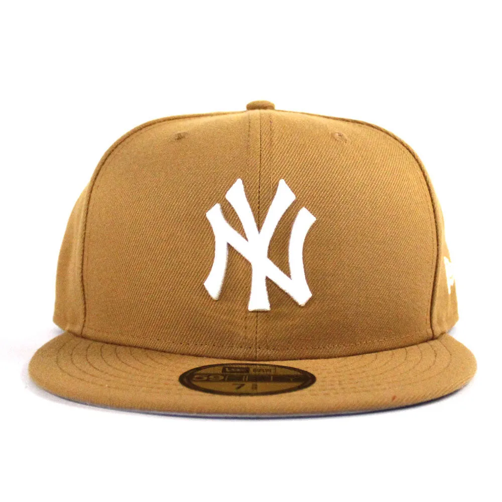 New York Yankees New Era 59Fifty Fitted Hat (Mustard Gray Under Brim)