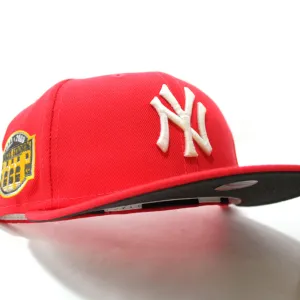 New York Yankees Yankee Stadium  New Era 59Fifty Fitted Hat (Lava Glow in the Dark Cement Gray Under Brim)