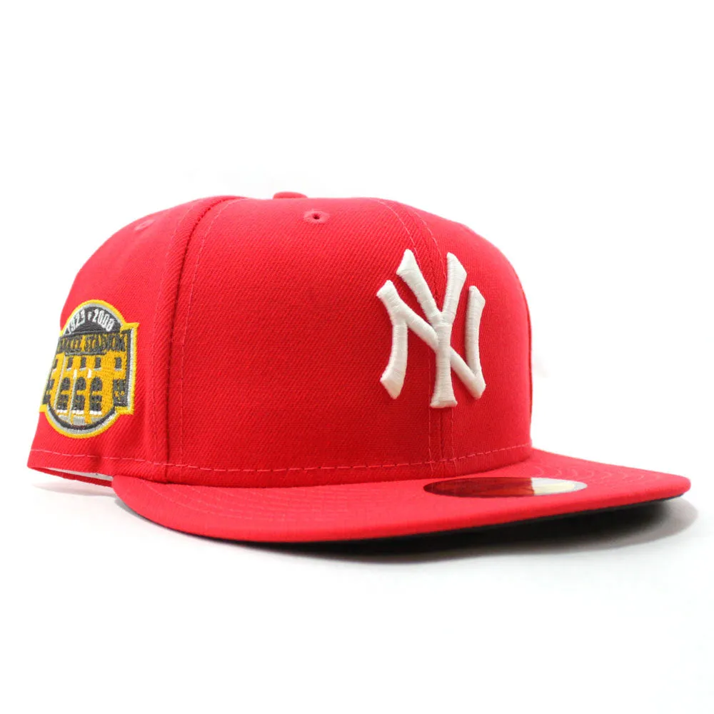 New York Yankees Yankee Stadium  New Era 59Fifty Fitted Hat (Lava Glow in the Dark Cement Gray Under Brim)