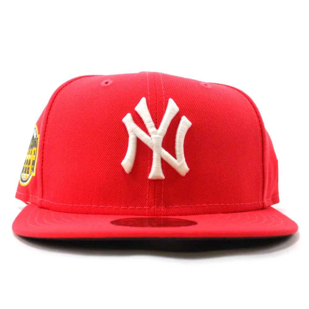 New York Yankees Yankee Stadium  New Era 59Fifty Fitted Hat (Lava Glow in the Dark Cement Gray Under Brim)