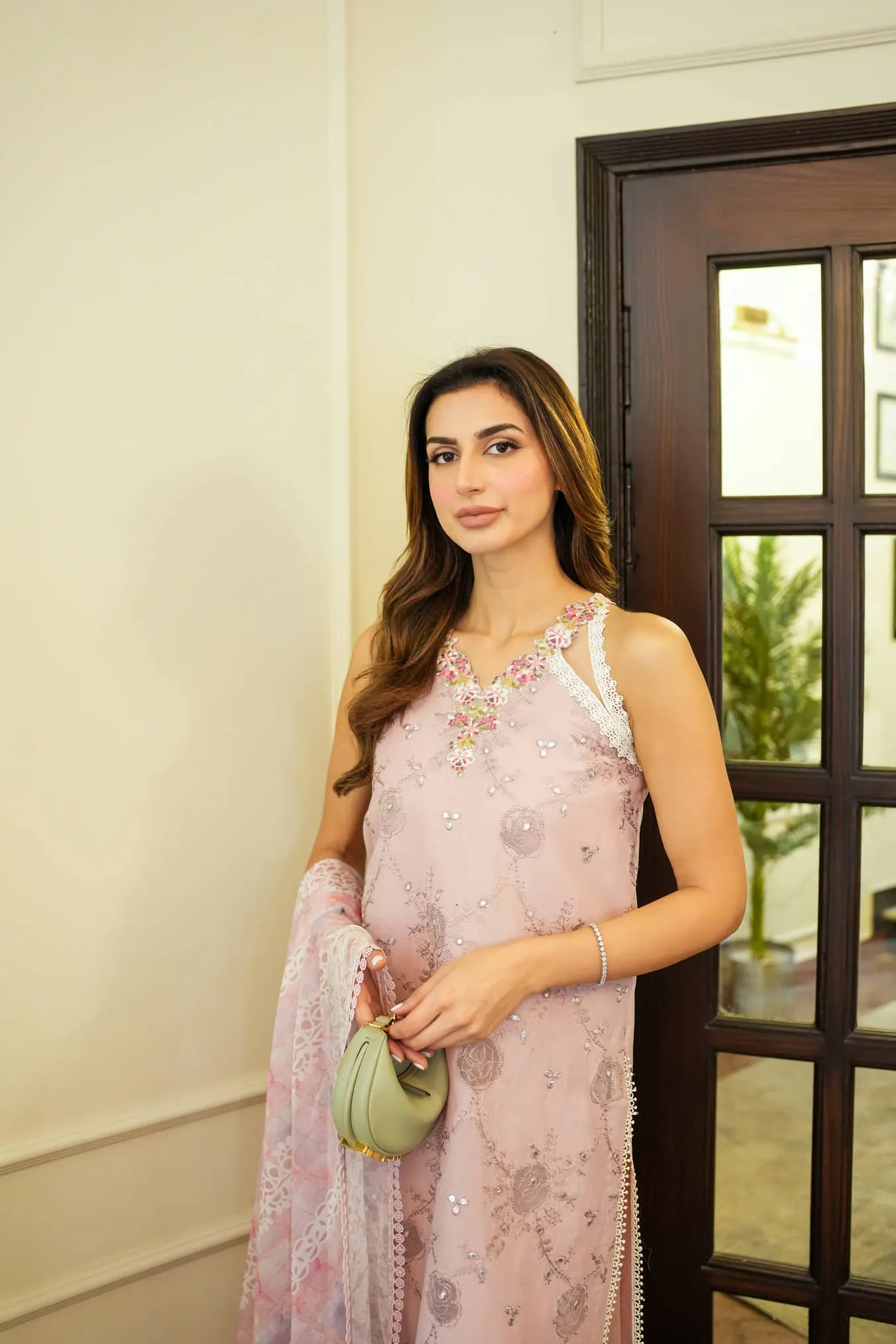 Noor By Saadia Asad Eid Luxury Handwork Laserkari'25 Unstitched 3pcs