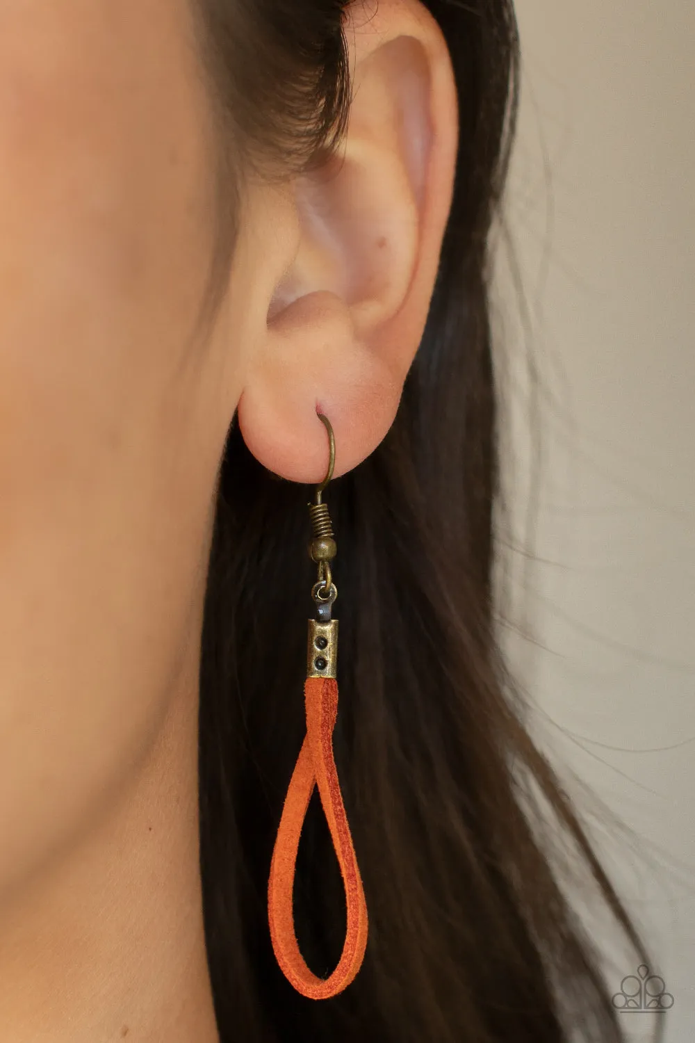 Noticeably Nomad - Orange Necklace