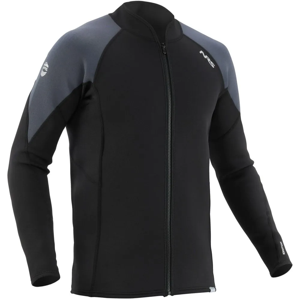 NRS IGNITOR 2MM FRONT ZIP JACKET BLACK