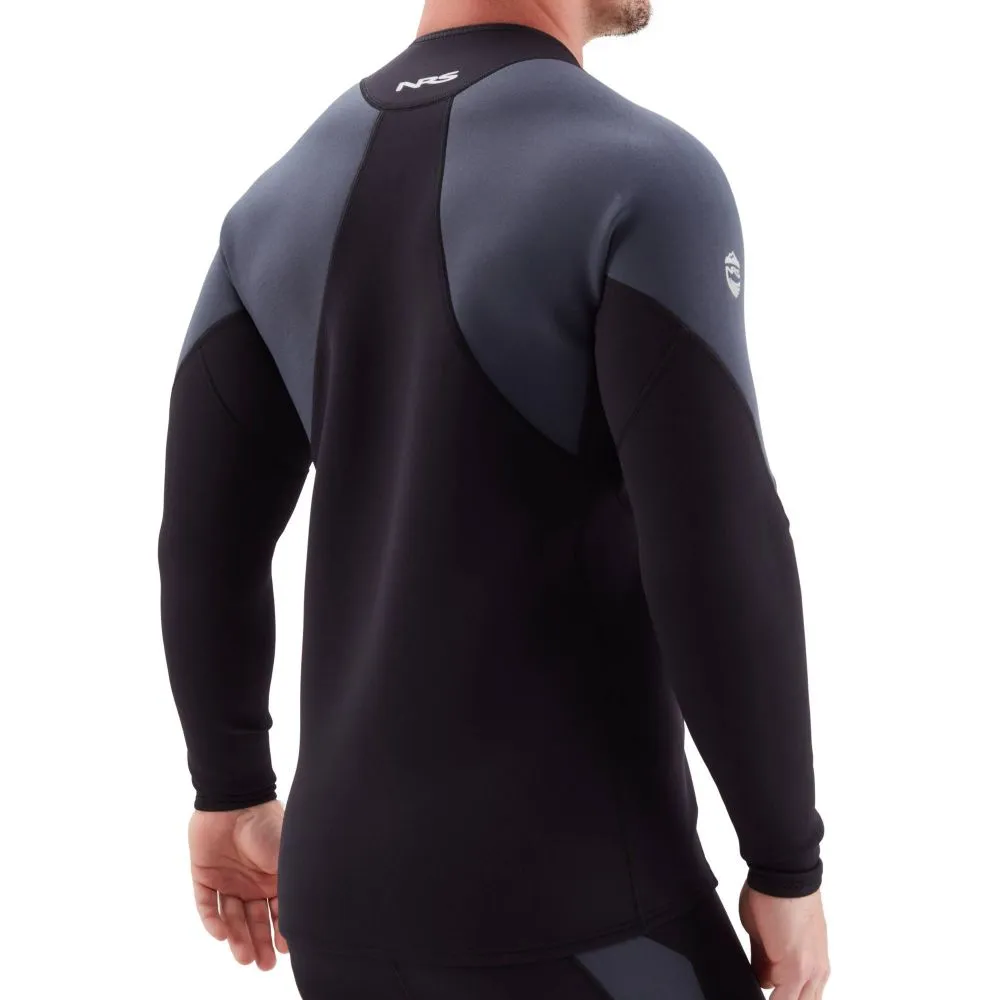NRS IGNITOR 2MM FRONT ZIP JACKET BLACK