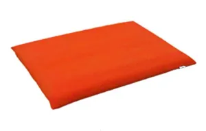 NutriBuck™ | Meditation | Yoga | Cushion | (Zabuton Mat) | Filled with Buckwheat Hulls (Orange)