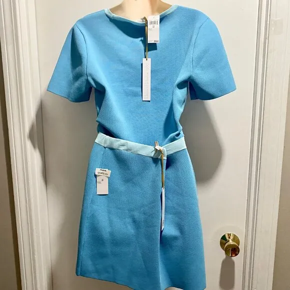 NWT House of Harlow 1960 2PC Mod Retro 60s Y2K Minimalist A-Line Skirt Set L