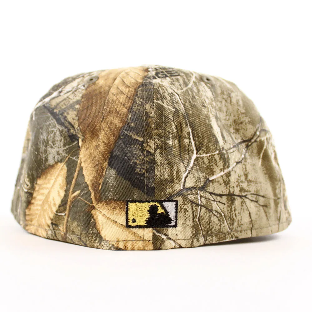 Oakland Athletics 50th Anniversary New Era 59Fifty Fitted Hat (RealTree Camo Green Under Brim)