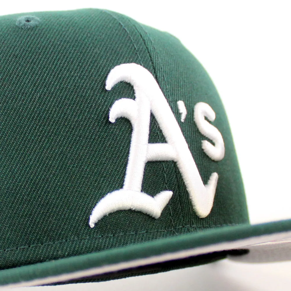 Oakland Athletics World Series New Era 59Fifty Fitted hat (Team Color Gray Under Brim)