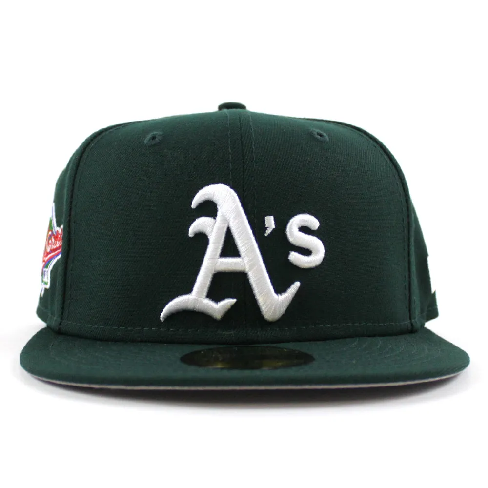 Oakland Athletics World Series New Era 59Fifty Fitted hat (Team Color Gray Under Brim)