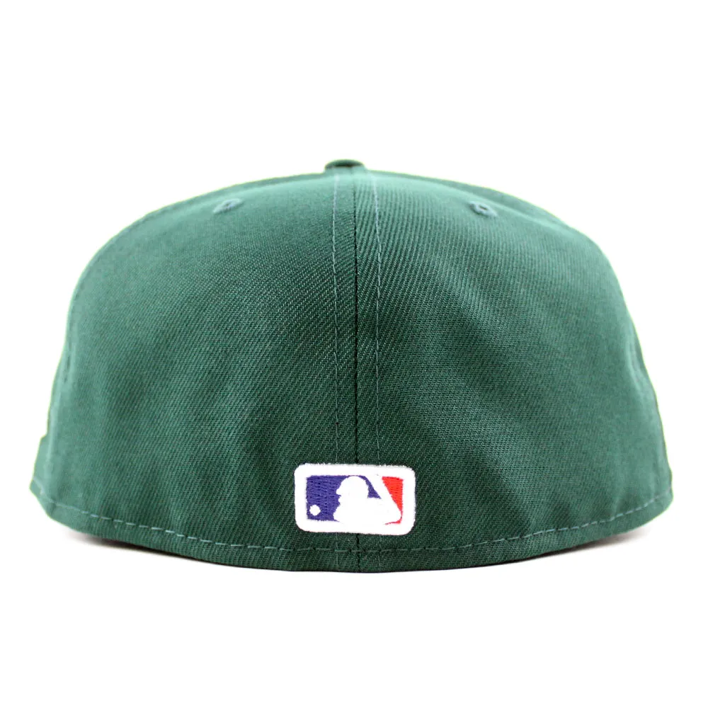 Oakland Athletics World Series New Era 59Fifty Fitted hat (Team Color Gray Under Brim)