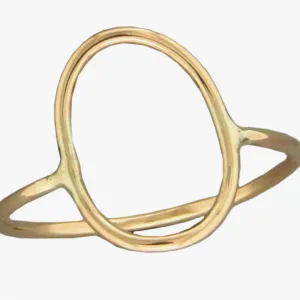 Odelia Small Oval Ring | Gold