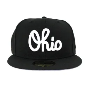 Ohio New Era 59Fifty Fitted Hat (Black Gray Under Brim)
