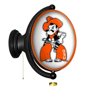 Oklahoma State Cowboys: Pete - Original Oval Rotating Lighted Wall Sign
