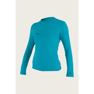 O'NEILL HYBRID L/S SUN SHIRT TURQUOISE
