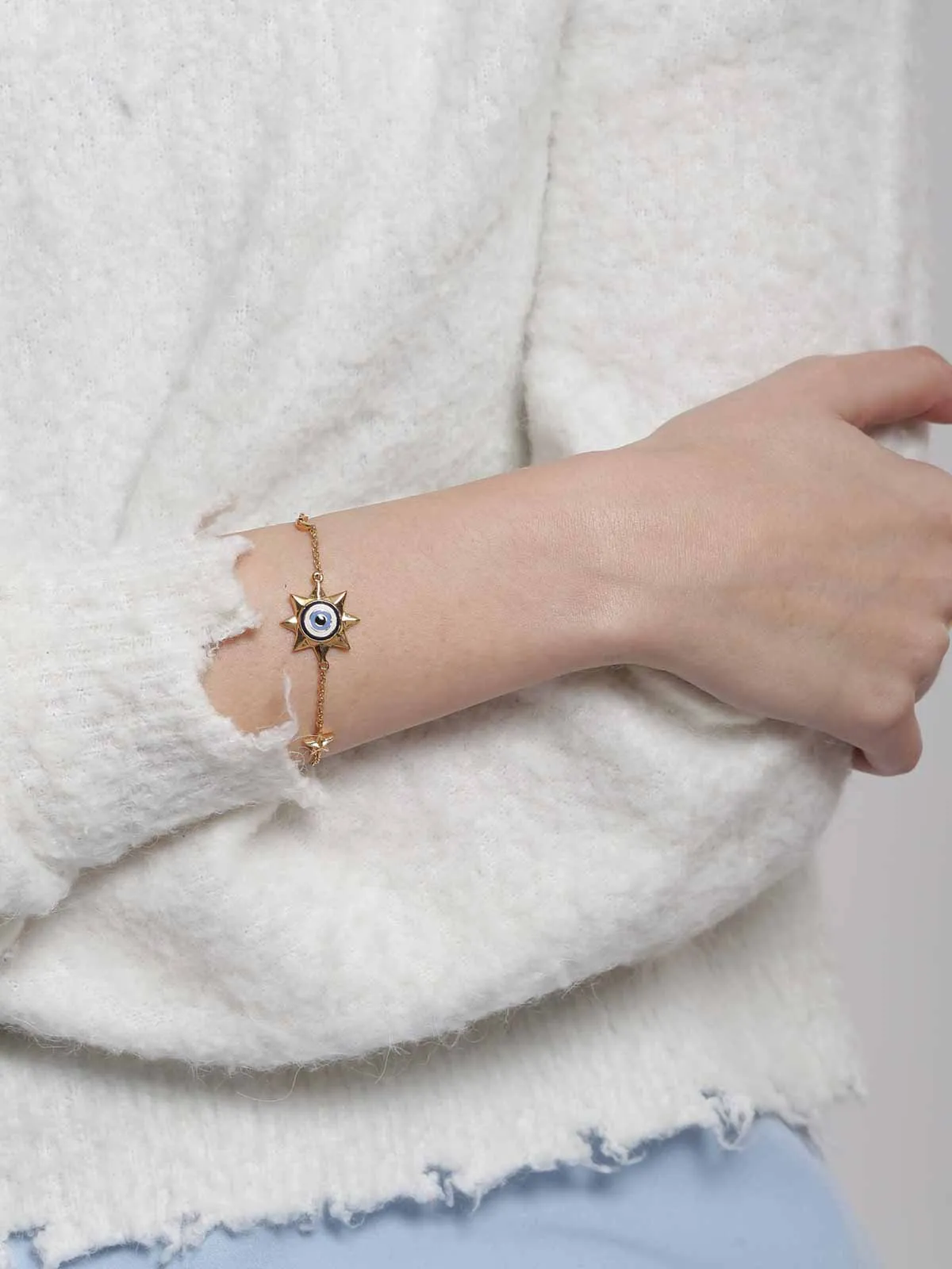 Outhouse   -   Eye Promise Eye Promise Trinity Chain Bracelet