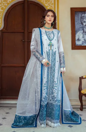 Pakistani Embroidered Punjabi Suit in Salwar Kameez Style